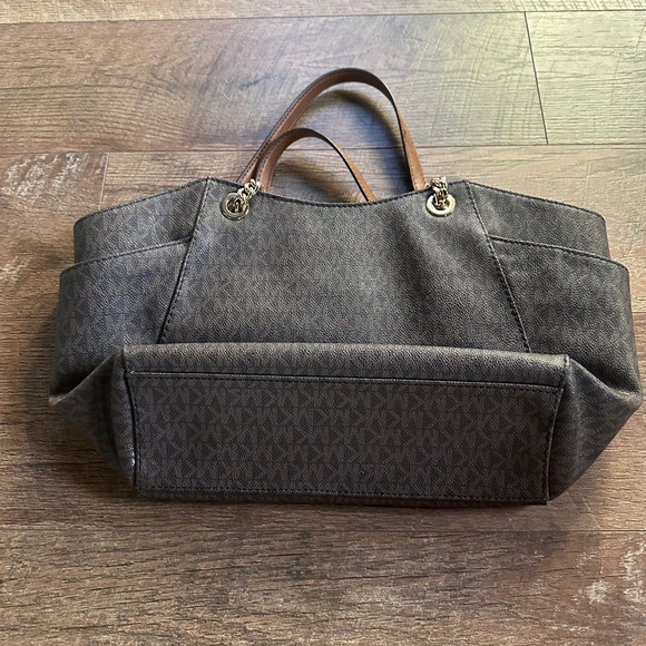 Women's Michael Kors Tote Bag Brown Medium - Picture 4 of 7